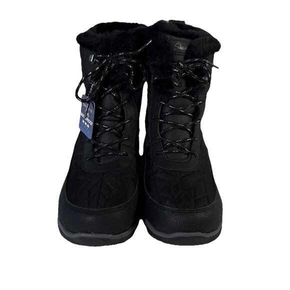 Skechers Relaxed Fit Easing Going Game Hour Snow Boots Black Size 11 NWOB - Picture 3 of 8